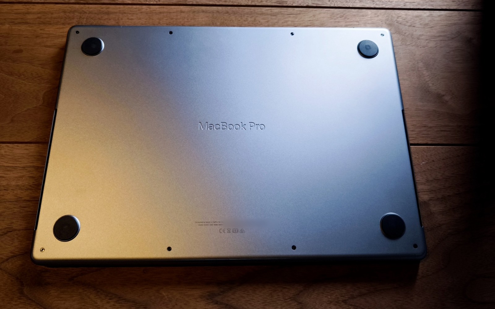 MacBookの底面
